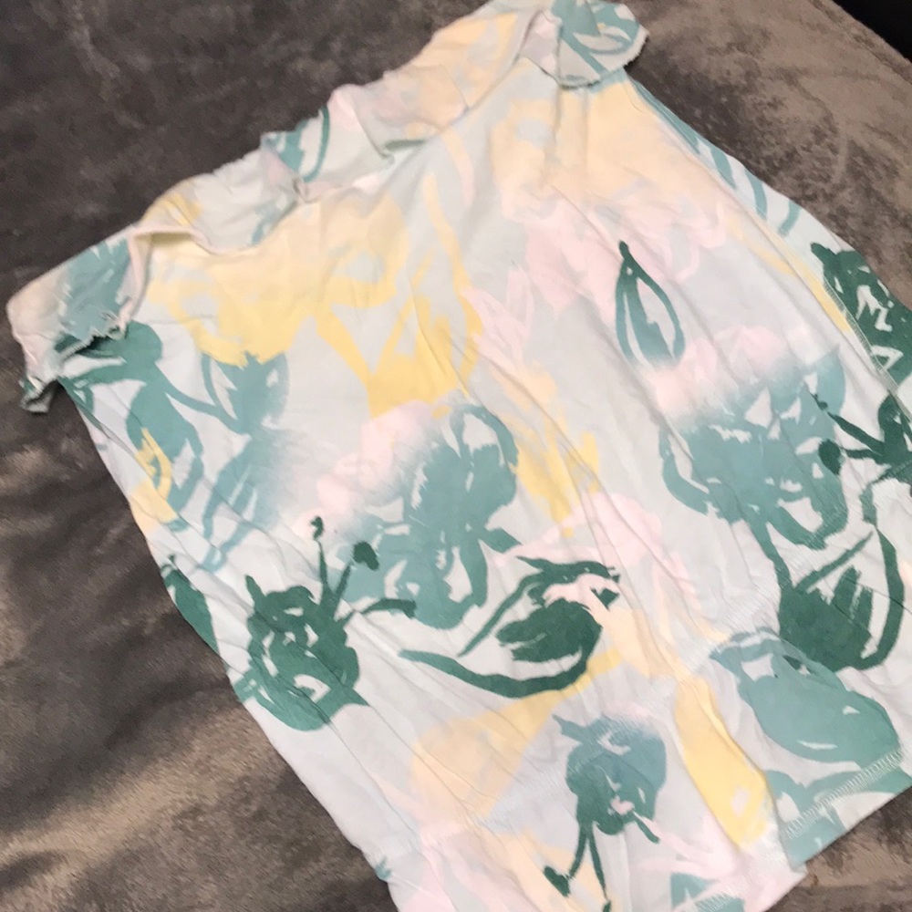 Strapless top